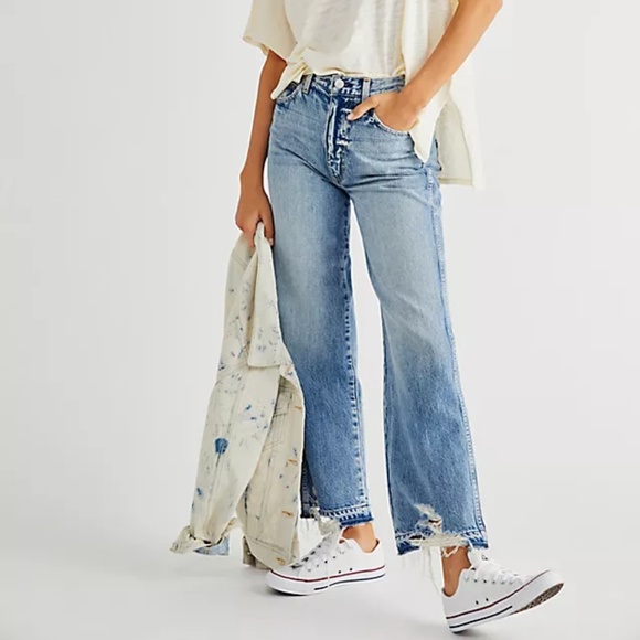 AMO Sophie crop destroyed jeans 24 - Picture 10 of 11